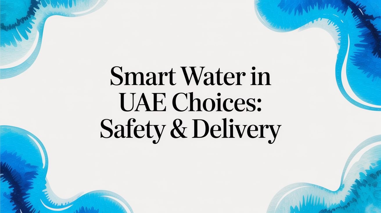 Smart Water in UAE Choices: Safety & Delivery