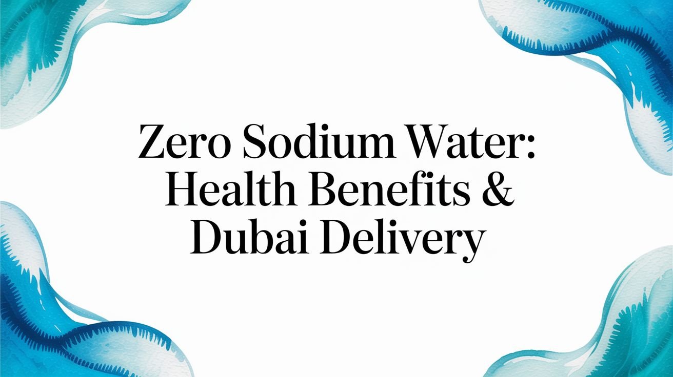 Zero Sodium Water: Health Benefits & Dubai Delivery
